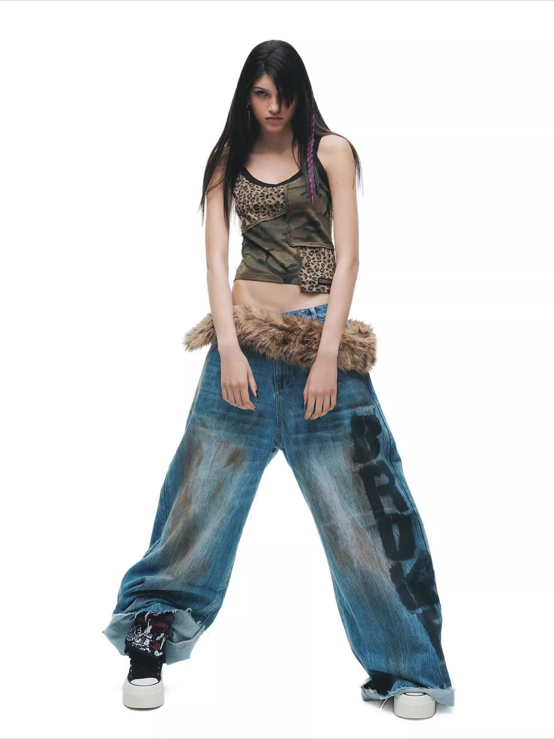 Asymmetric Remake Punk Camisole