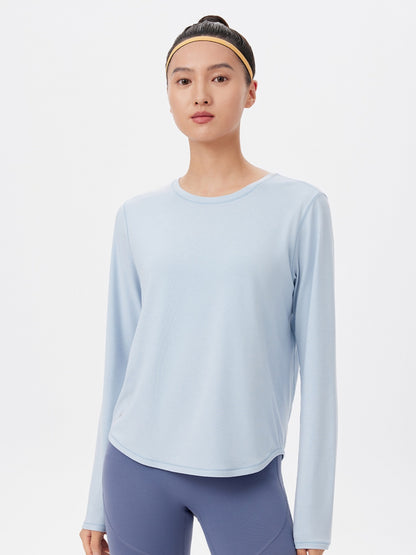 Round-neck Long-sleeve Pilates Training Top