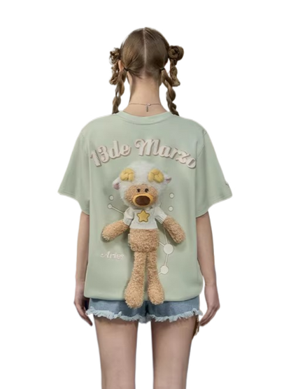Aries Constellation Graphic T-Shirt