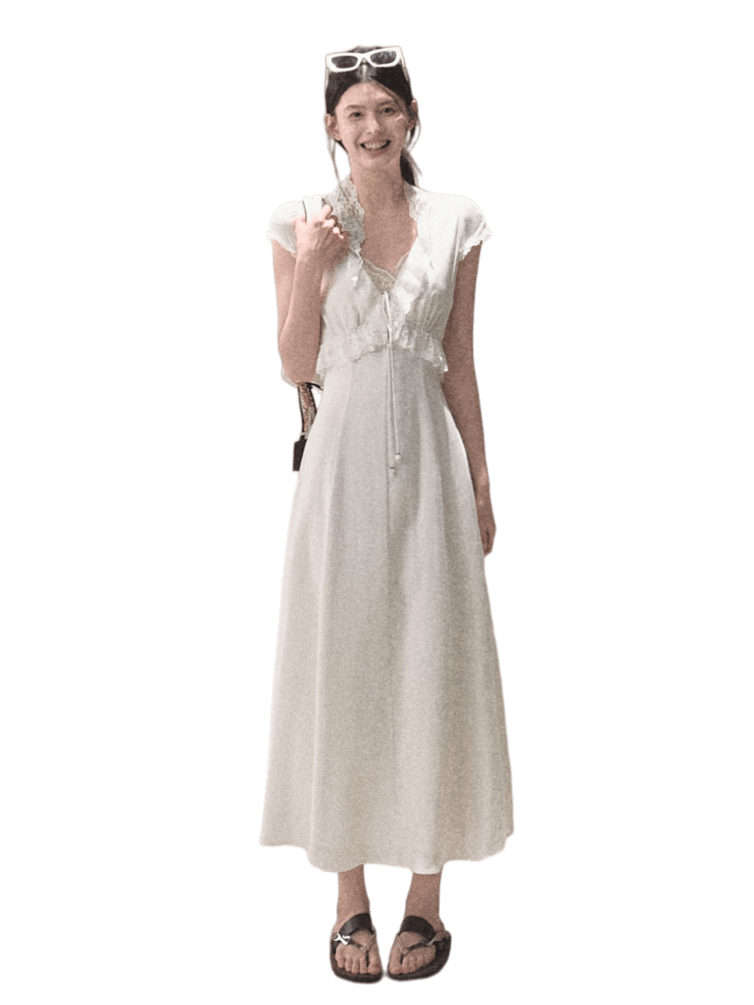 Lyocell Linen Tie-Waist Dress