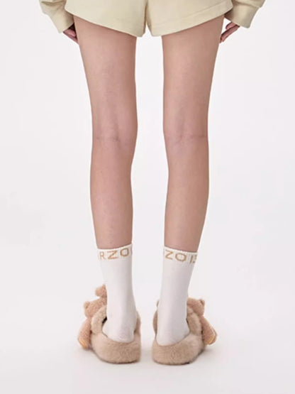 Plush Glow Doll Slide Sandals