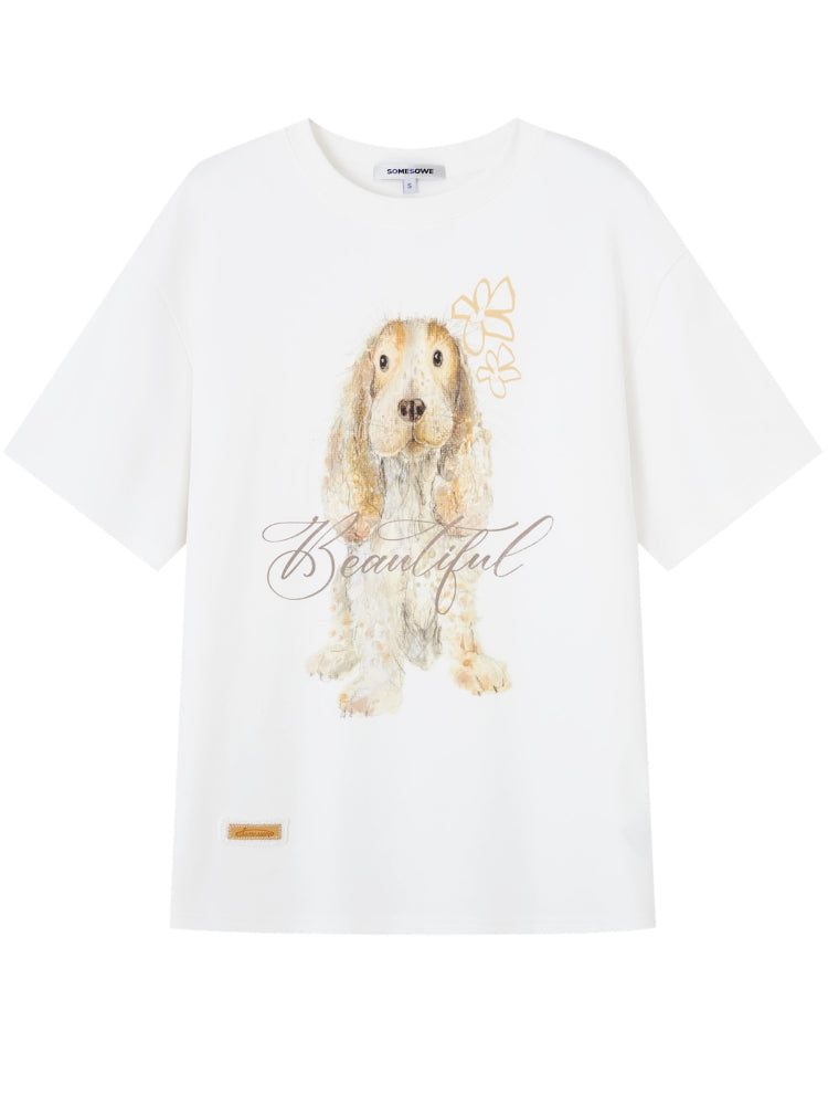Sloppy Puppy Oversized Sleeve T-shirt