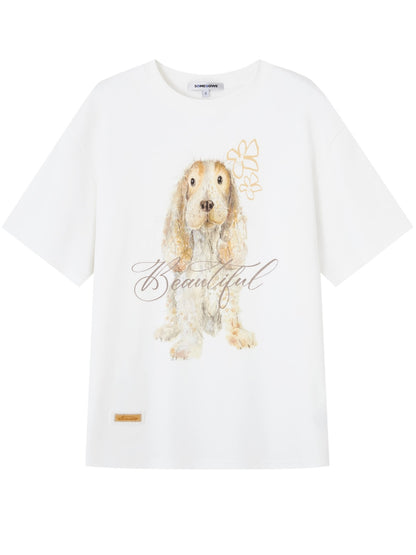 Sloppy Puppy Oversized Sleeve T-shirt