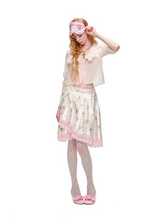Contrast Ruffle Sailor Collar Chiffon Cropped Cardigan 1Jinn Studio