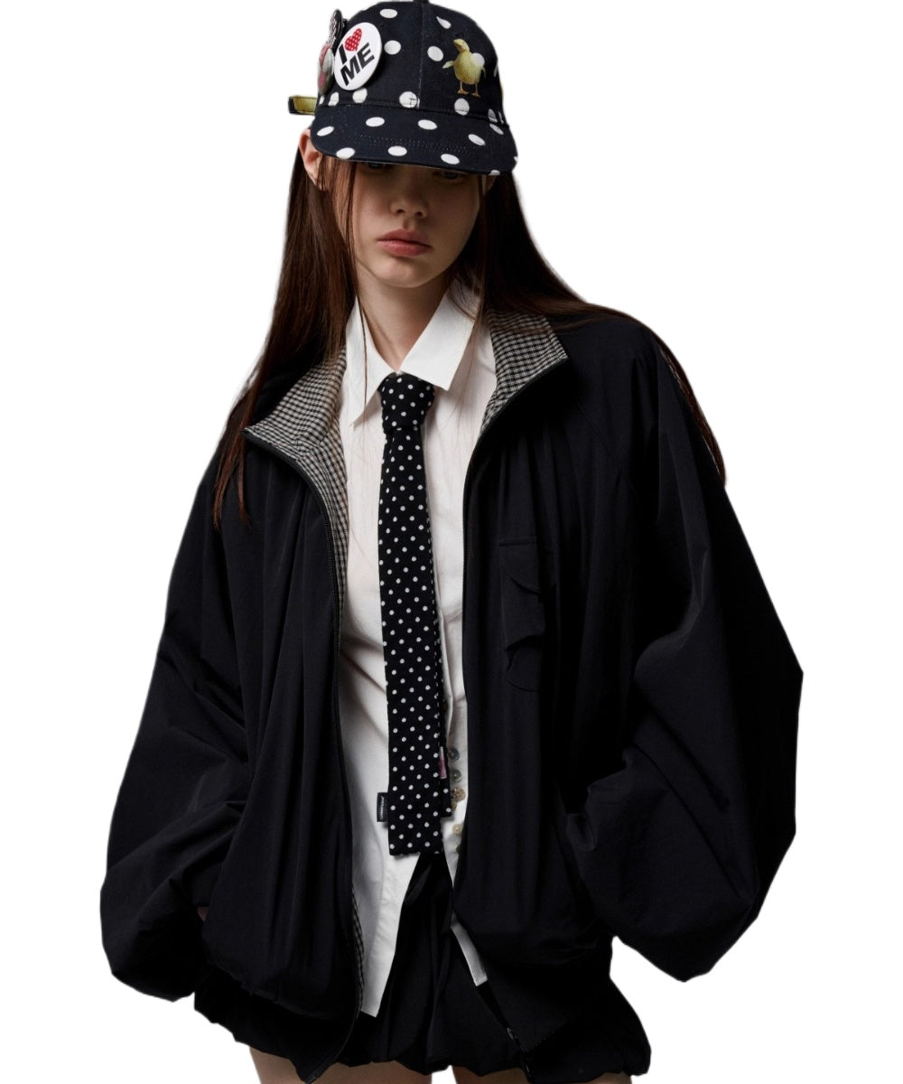 Check Panel Windbreaker Jackets &amp; Skirt Set - CHINASQUAD