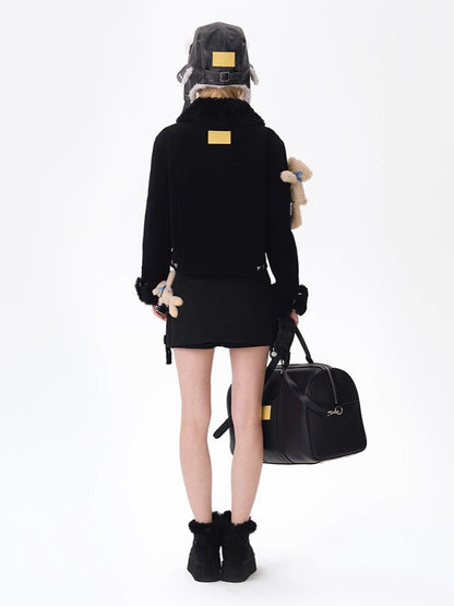 Plush Lined Short Ankle Snow Boots