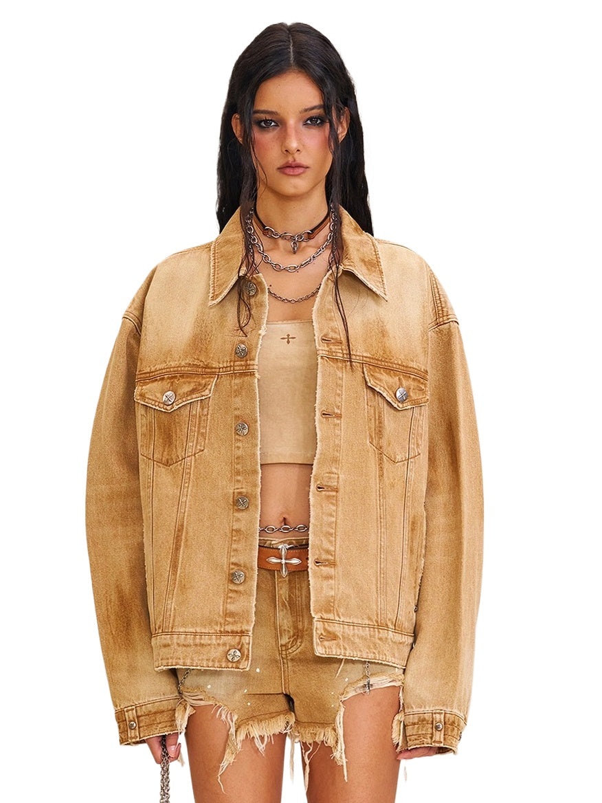 Compass Wildfire Washed Denim Jacket