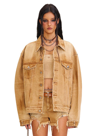 Compass Wildfire Washed Denim Jacket