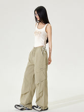 Pleated Low-rise Cargo Pants - CHINASQUAD