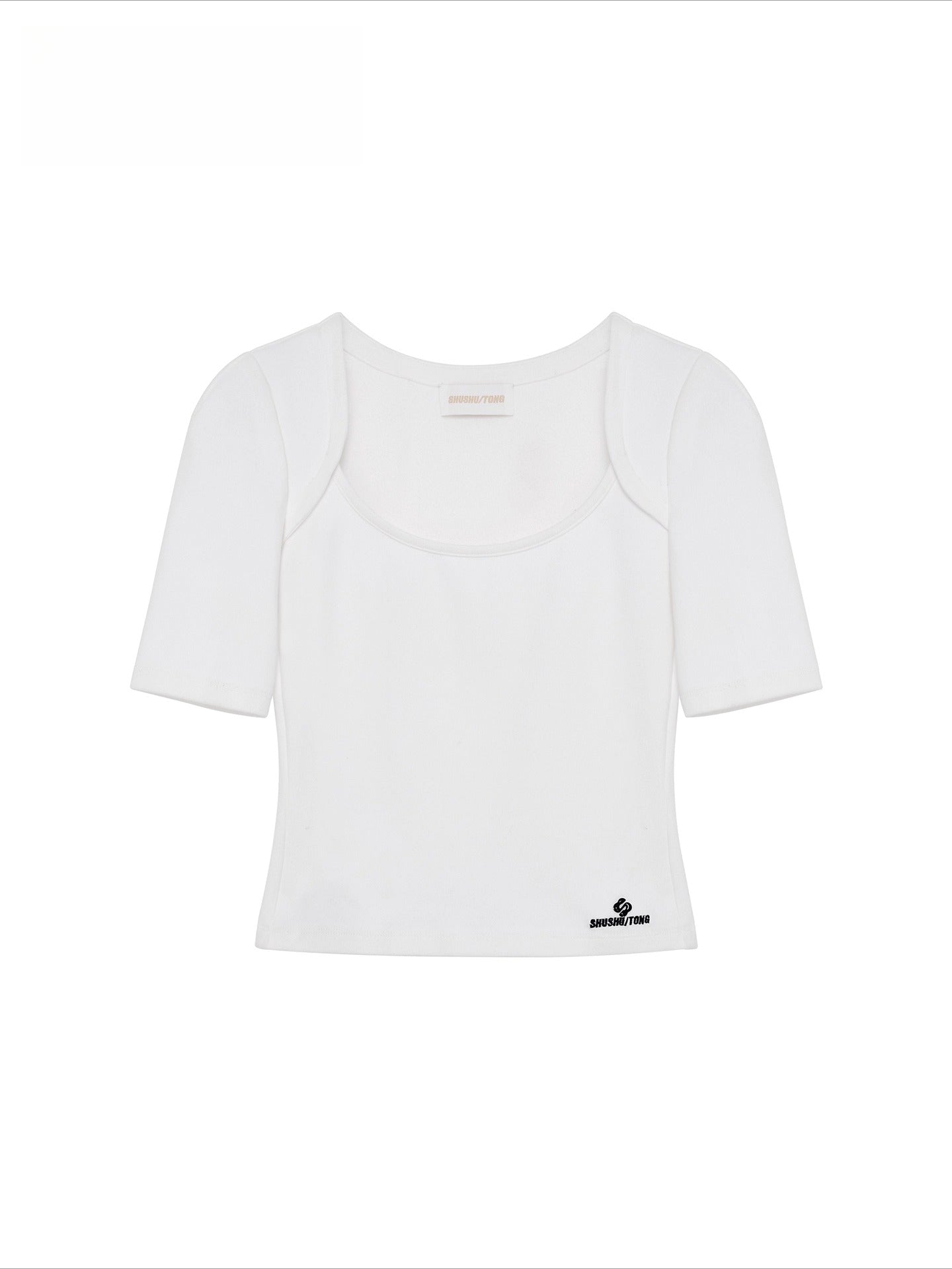 Raglan-Sleeve Cotton Crewneck T-Shirt