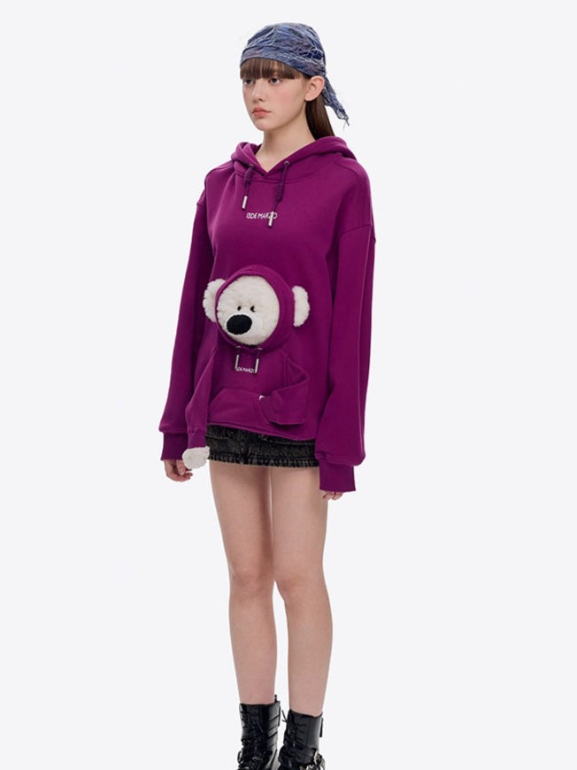 Teddy Pocket Hoodie