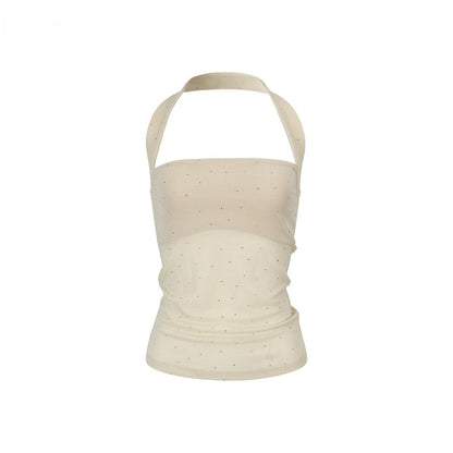 Sparkling Halter Bandeau Bustier