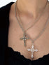 Unisex Hollow Vintage Cross Pendant Necklace - CHINASQUAD