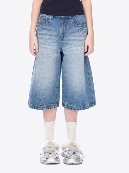 Plush Bear Platform Mule Snow Slippers