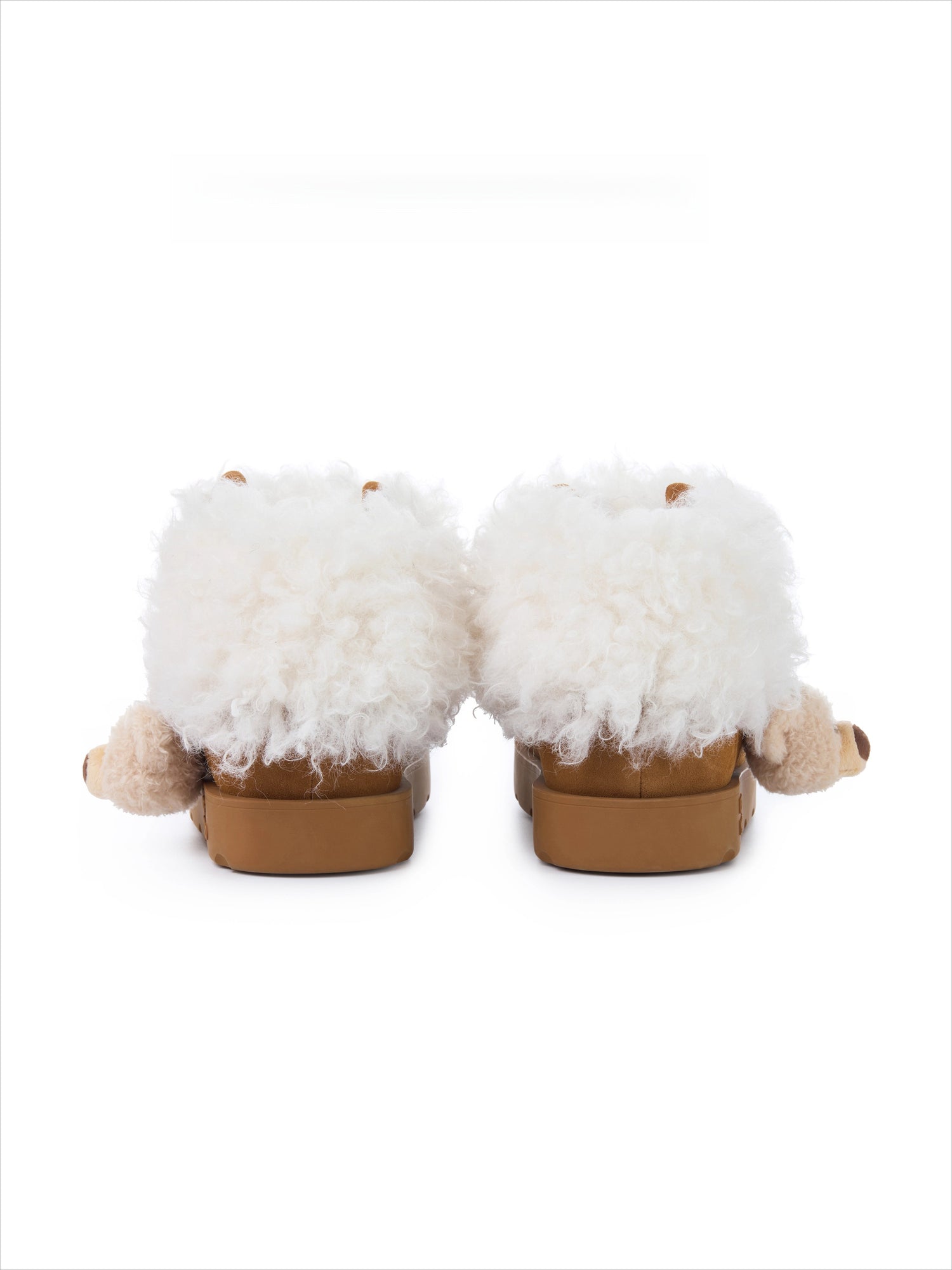 Plush Lined Platform Short Snow Boots