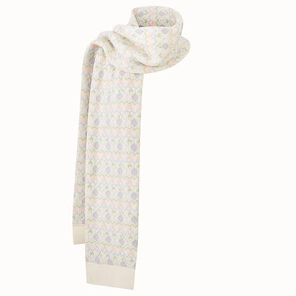 Cosagach Fair Isle Knit Crewneck &amp; Floral Skirt Set