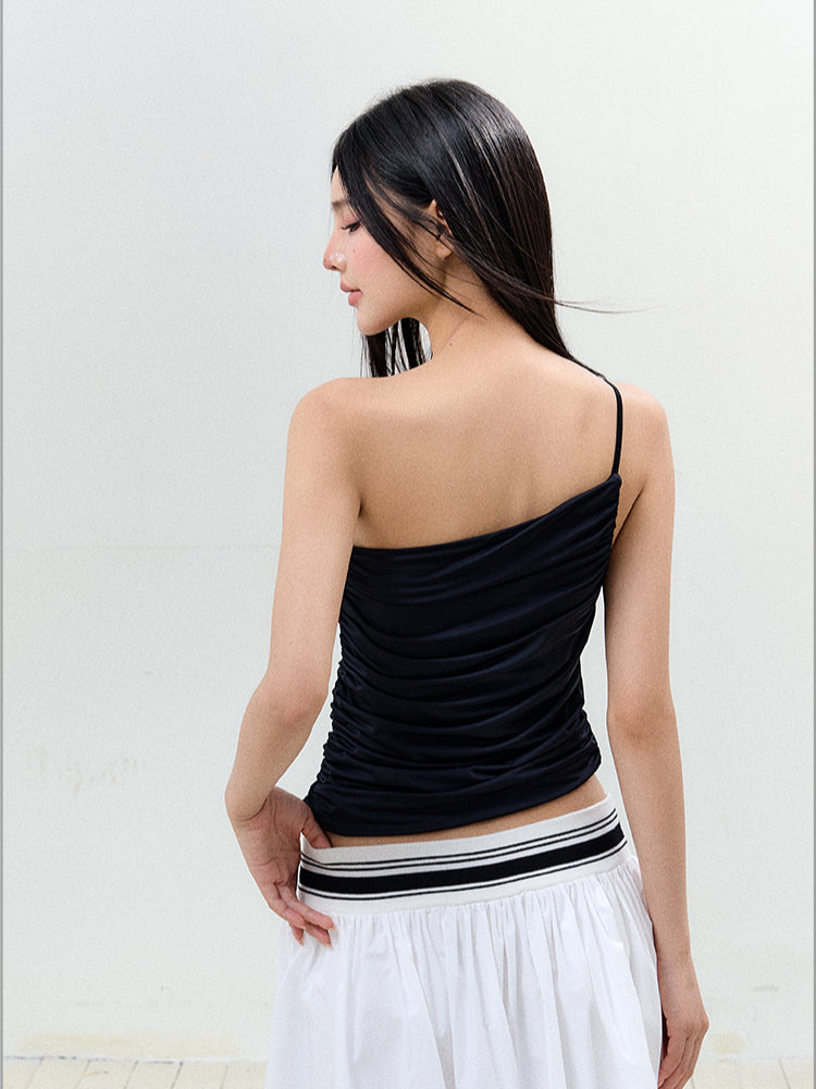 Rose Off-Shoulder Strapless Vest