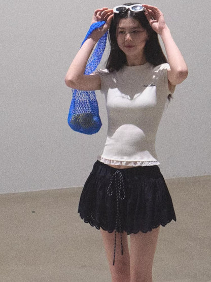 Lace-Soft Antibacterial Slim-Fit T-Shirt