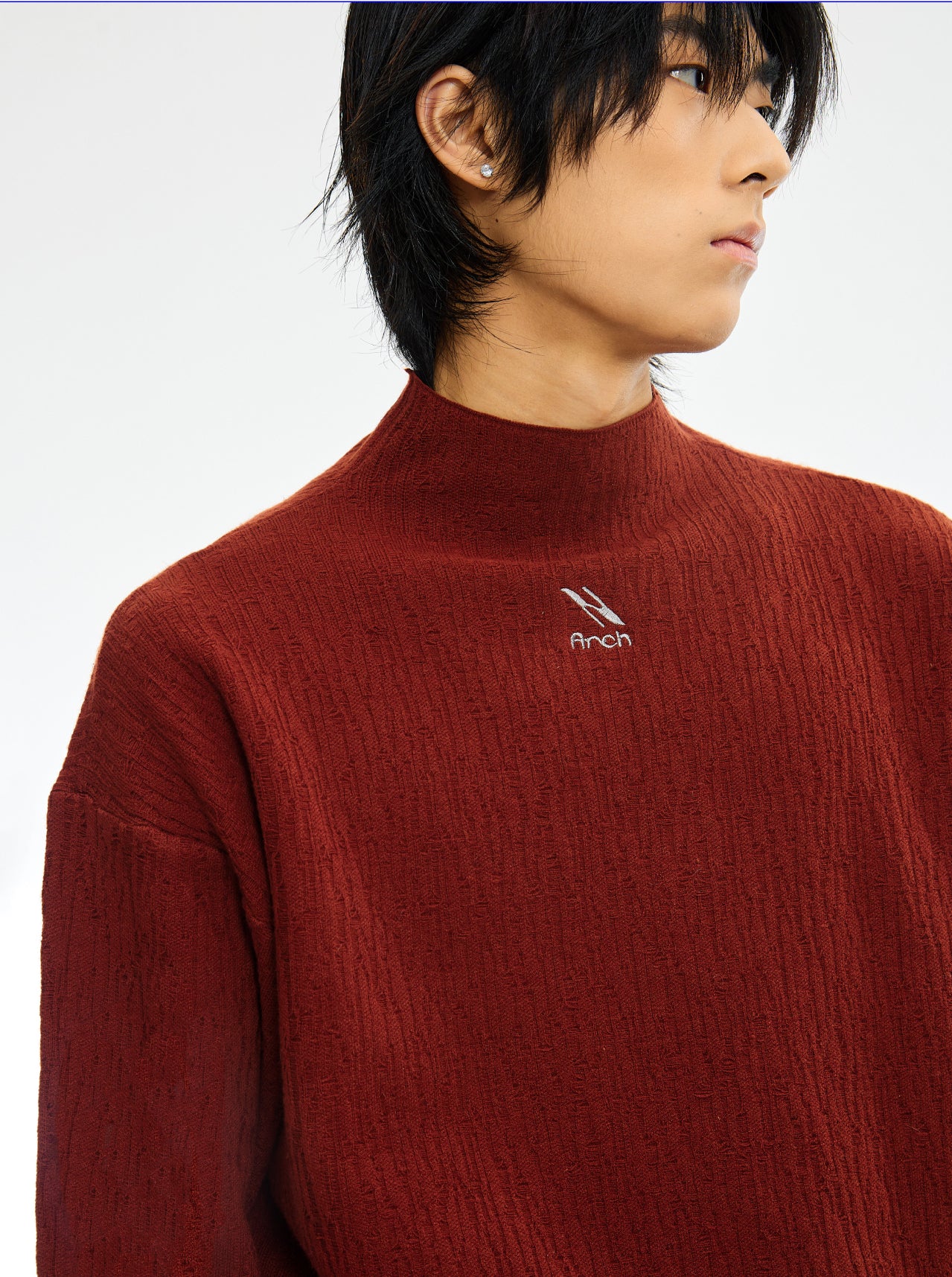 Texture Turtleneck Knitwear - CHINASQUAD