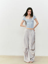 Bowknot Lyocell Knit T-shirt - CHINASQUAD