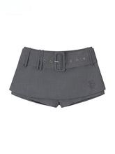 Belt Brand Embroidered Suit Skirt - CHINASQUAD