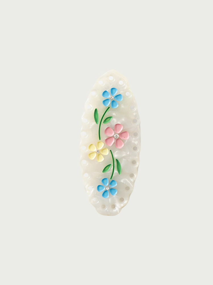 Romantic Bouquet Acetate Hair Clip