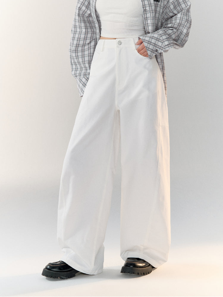 Versatile Simple Casual Wide-Leg Pants