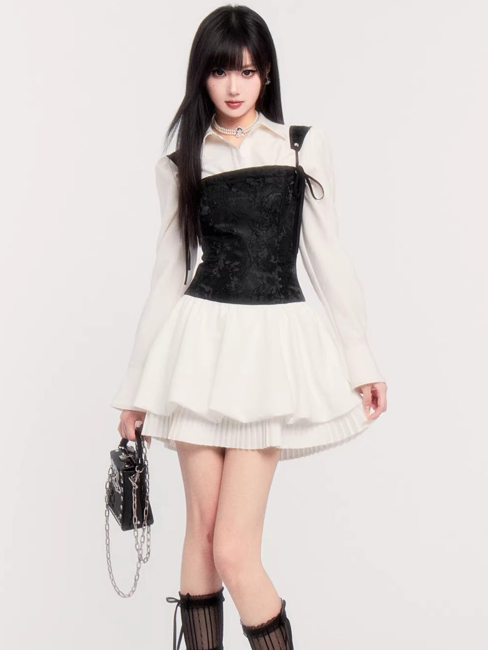 Prelude Pleated Princess Camisole Dress