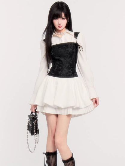 Prelude Pleated Princess Camisole Dress