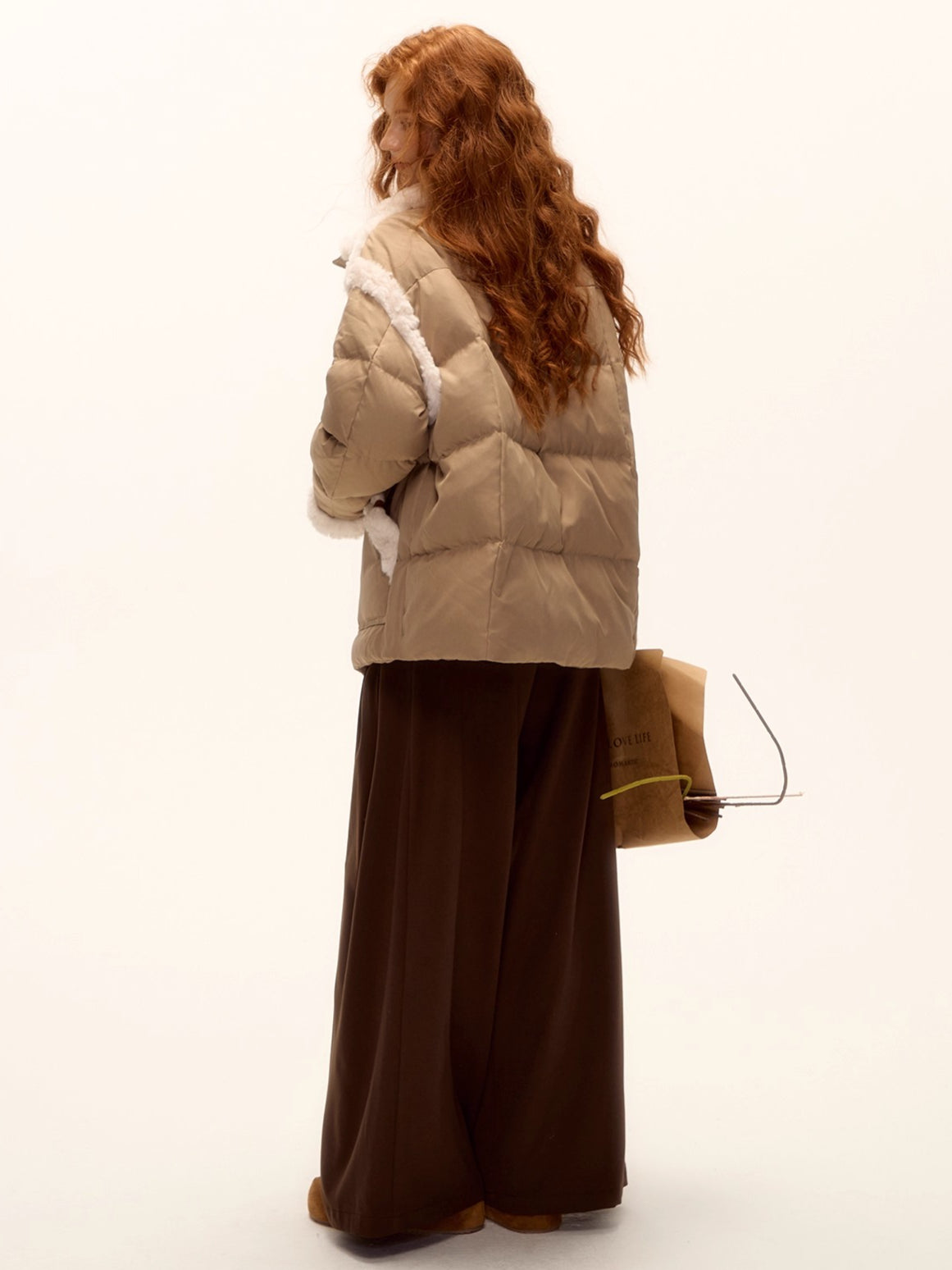 Pleated Tie-Waist Wide-Leg Trousers