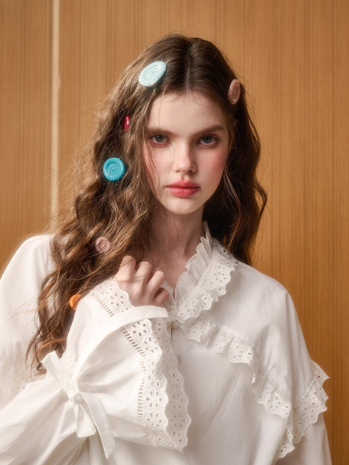 Soft Cloud Organic Cotton Embroidered Dress