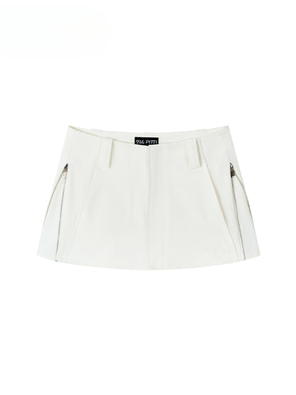 Casual Pencil Skirt with Double - Side Zippers - CHINASQUAD