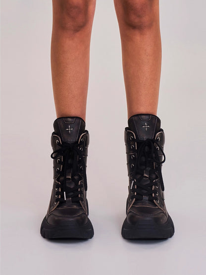 Wild Terrain Vintage Hand-Polished Hiking Boots