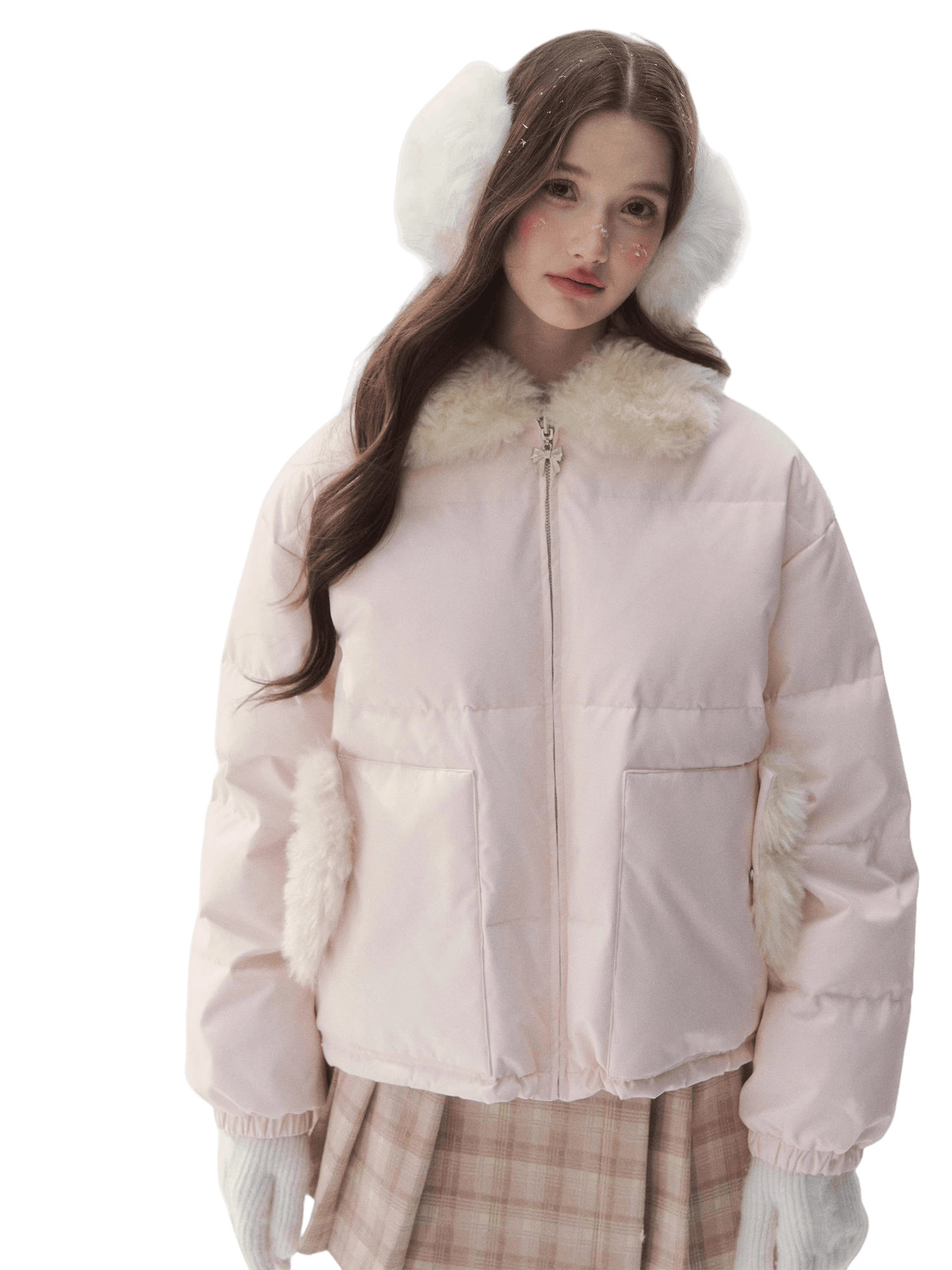 Original Pink Reversible Down Jacket