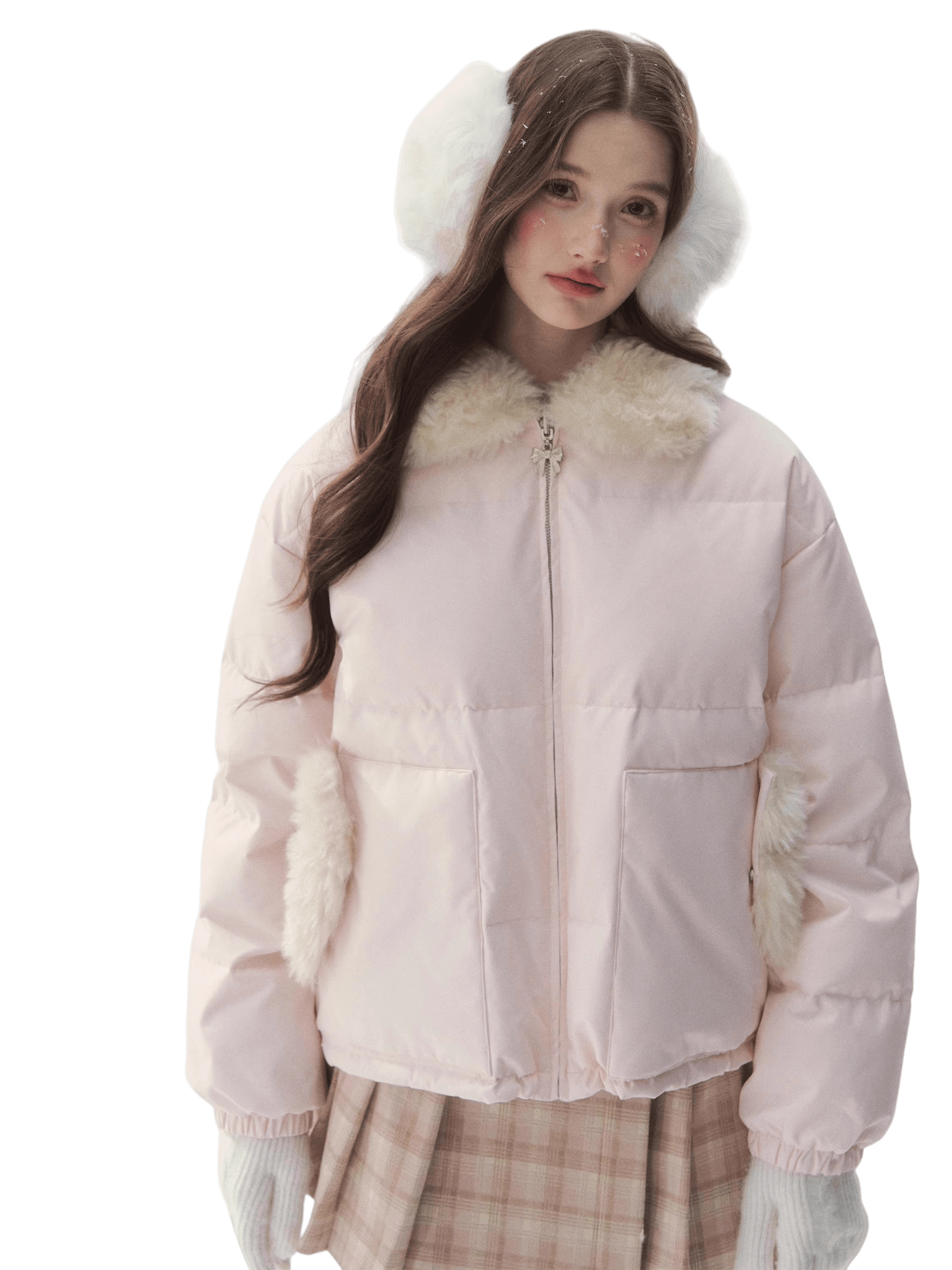 Original Pink Reversible Down Jacket