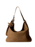 Oversized Woven Suede Tote Shoulder Bag ECODAY