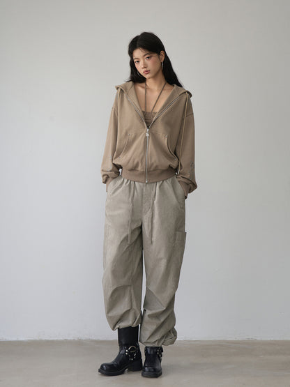 Rivet Loose Zip-up Hoodie - CHINASQUAD