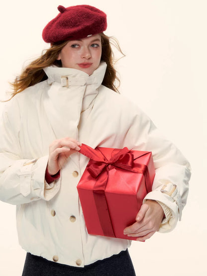 Duck Down Oversized Short Down Jacket