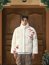 Christmas Snowman Bear Fleece Coat - CHINASQUAD