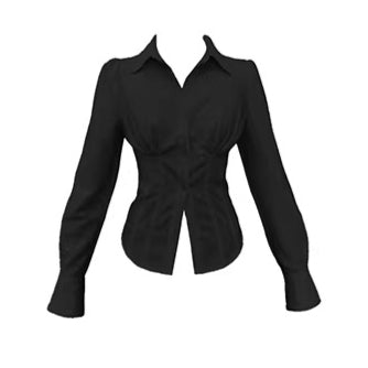 Waist-Cinching Long Sleeve Shirt