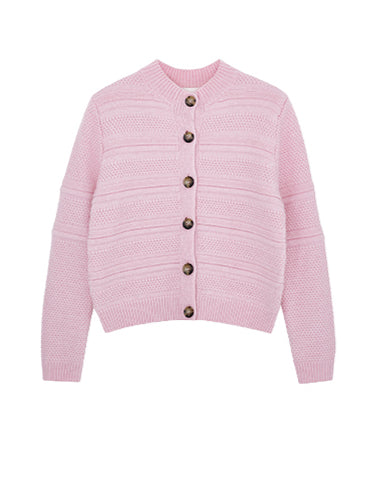 Sweet Decorative Button Knit Cardigan