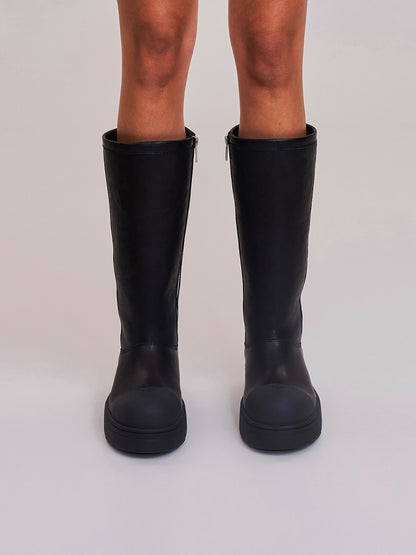 Cross Relic Sherpa Leather Mountain Boots