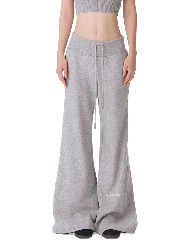 High-Waist Flared Sweatpants