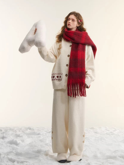 Gingerbread Knit Lounge Sweater &amp; Pants Set