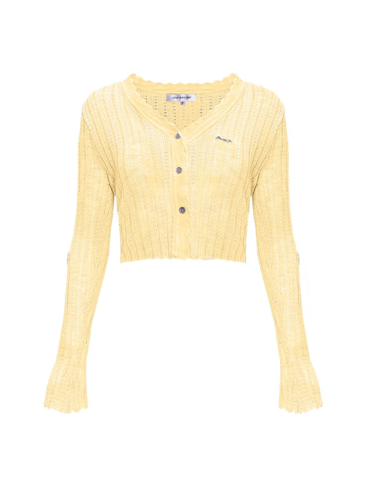 Lace-Trim UV Protection Cardigan