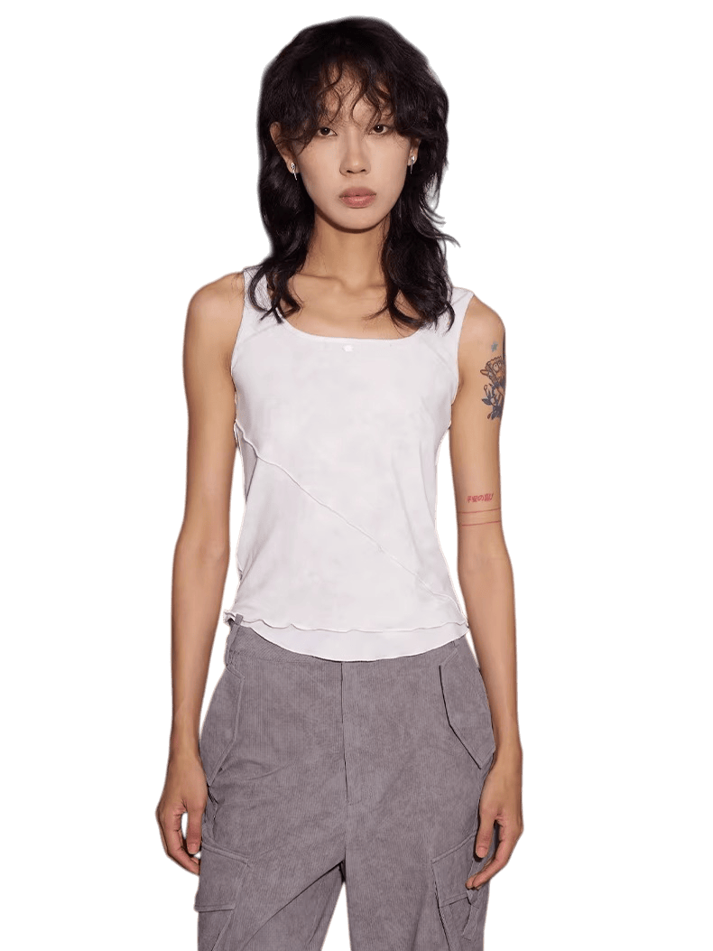 Curve-Panel Slim-Fit TENCEL™ Tank Top