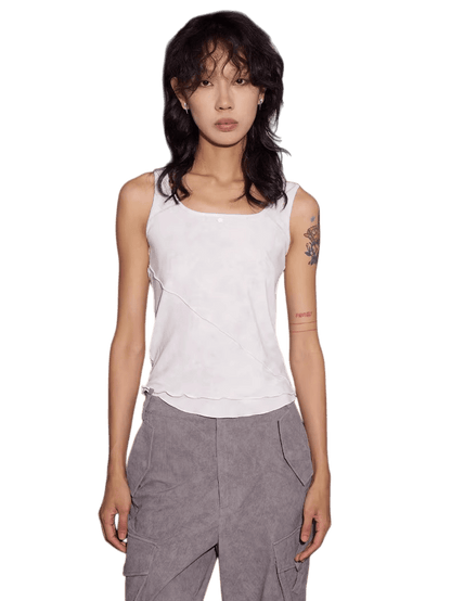 Curve-Panel Slim-Fit TENCEL™ Tank Top