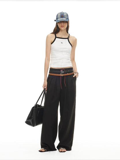 Matisse Relaxed Wide-Leg Trousers