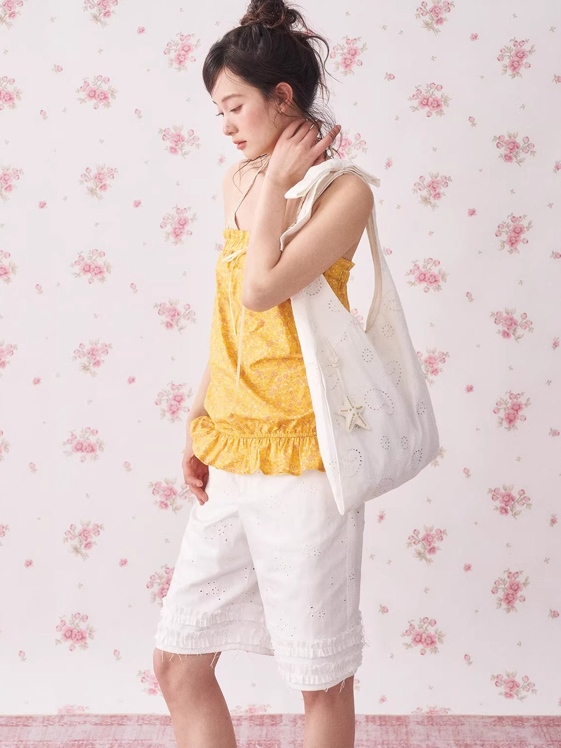 Vintage Star Canvas Tote Bag