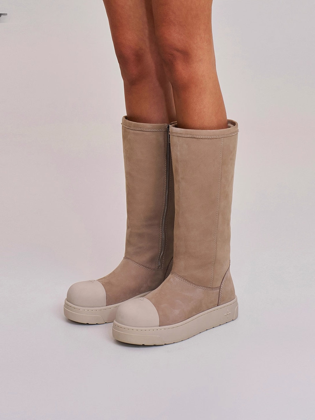 Cross Relic Sherpa Leather Mountain Boots